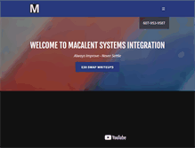 Tablet Screenshot of macalent.com